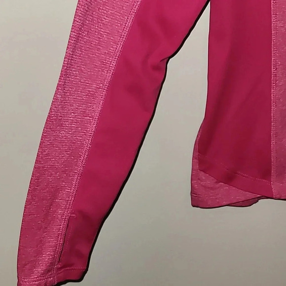 Women's size 8/10 medium Danskin Now COACH active wear long sleeve hot pink top - Picture 3 of 10